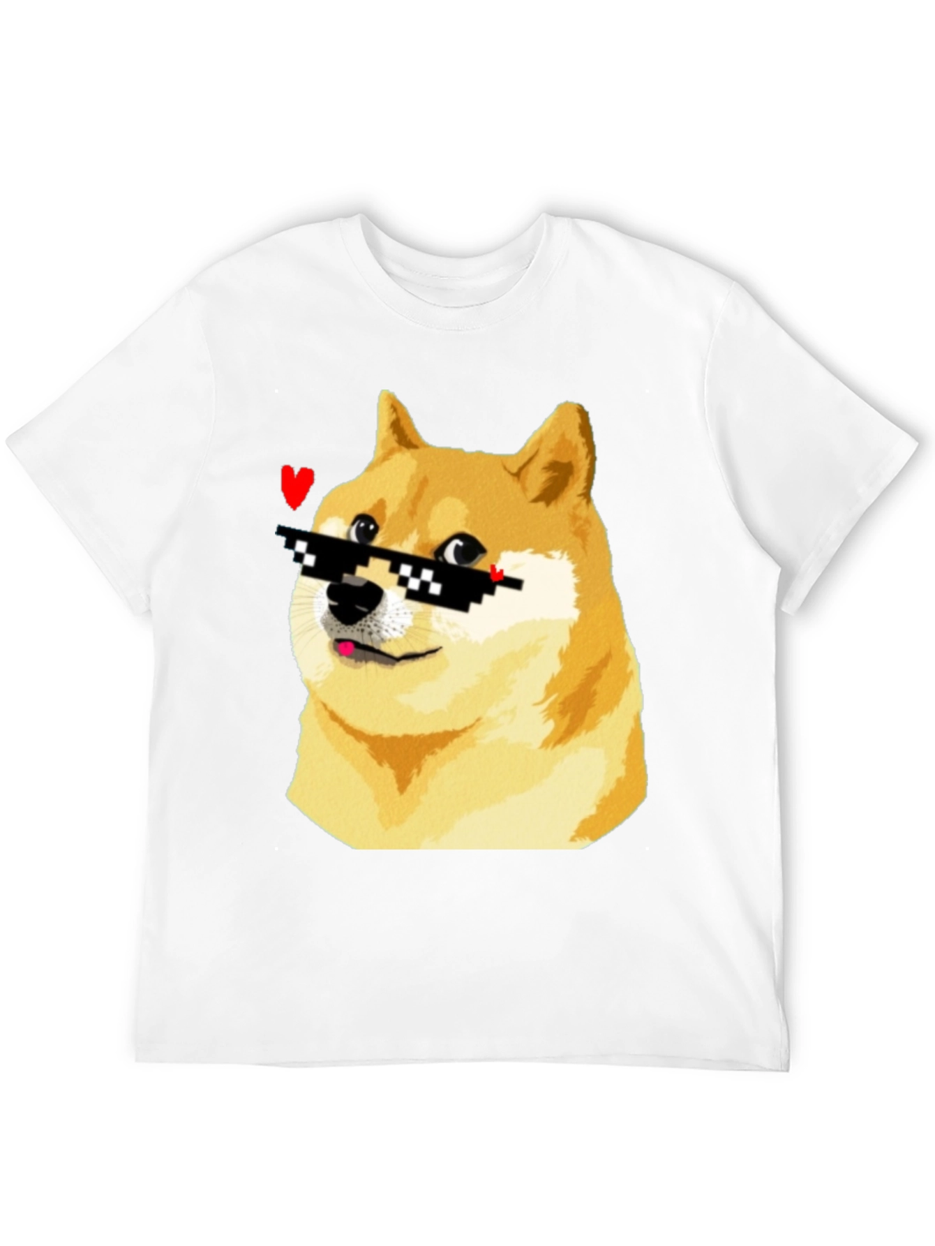 Doge Meme T-Shirt - Deal With It Sunglasses!