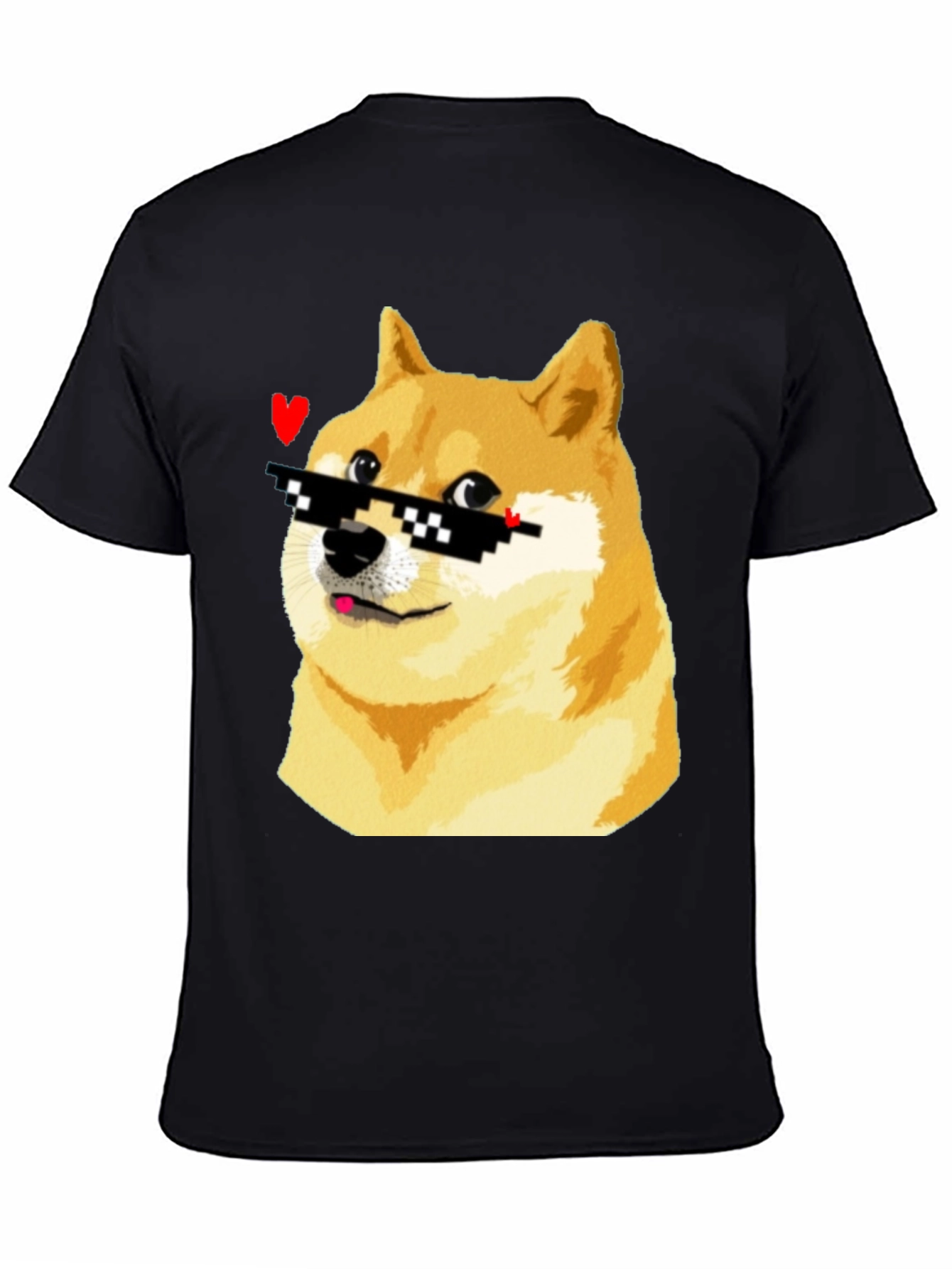 Doge Meme T-Shirt - Deal With It Sunglasses!
