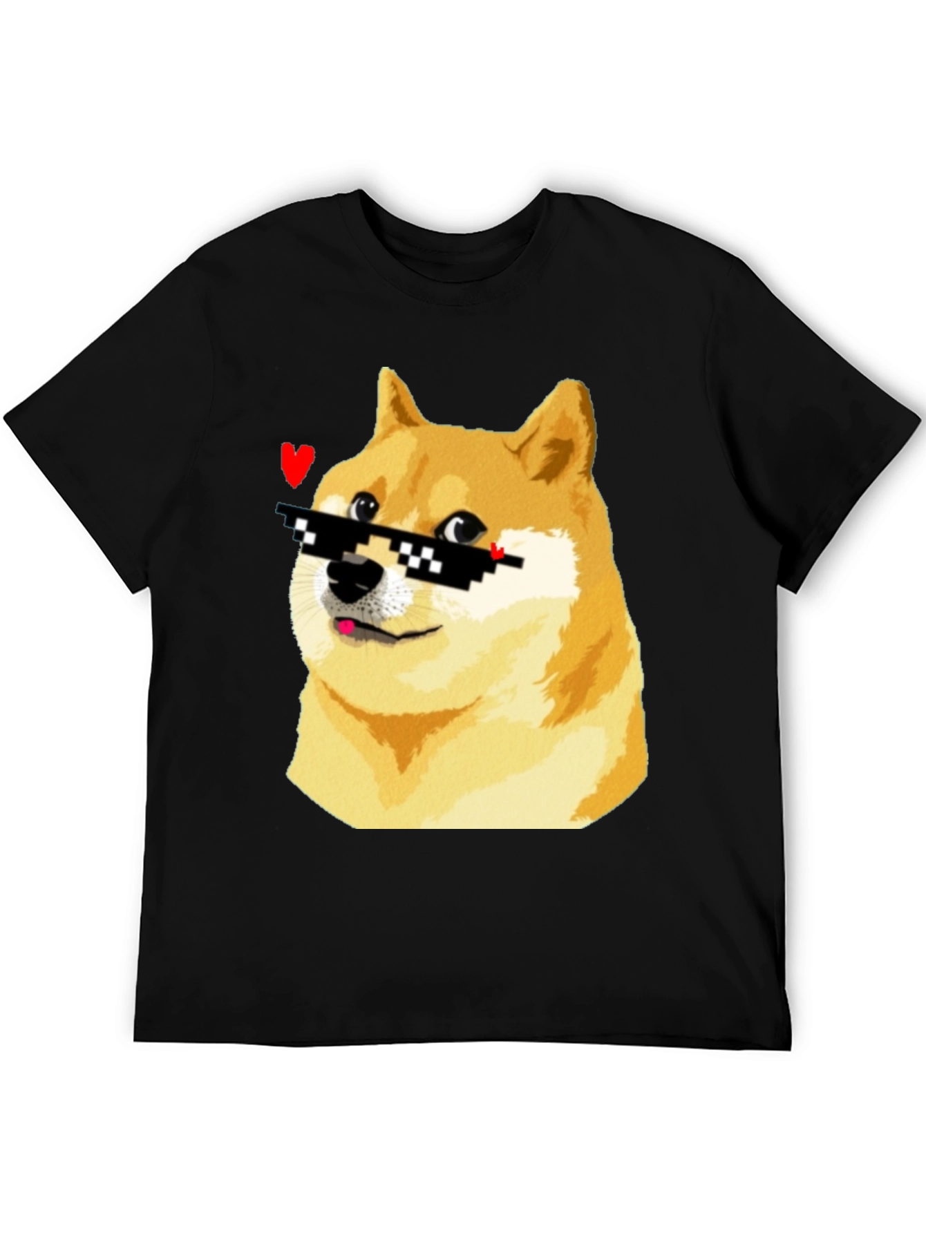 Doge Meme T-Shirt - Deal With It Sunglasses!