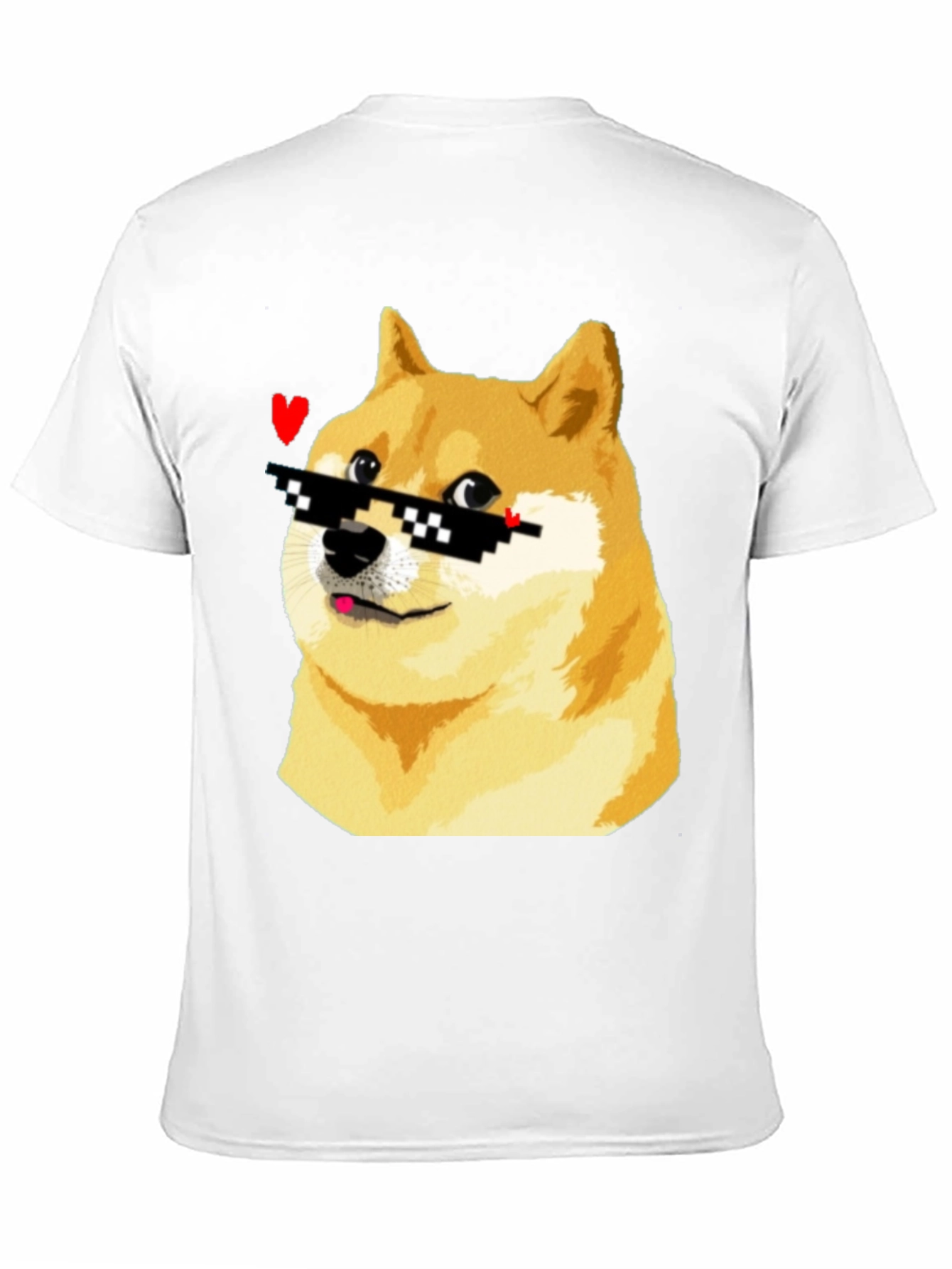 Doge Meme T-Shirt - Deal With It Sunglasses!