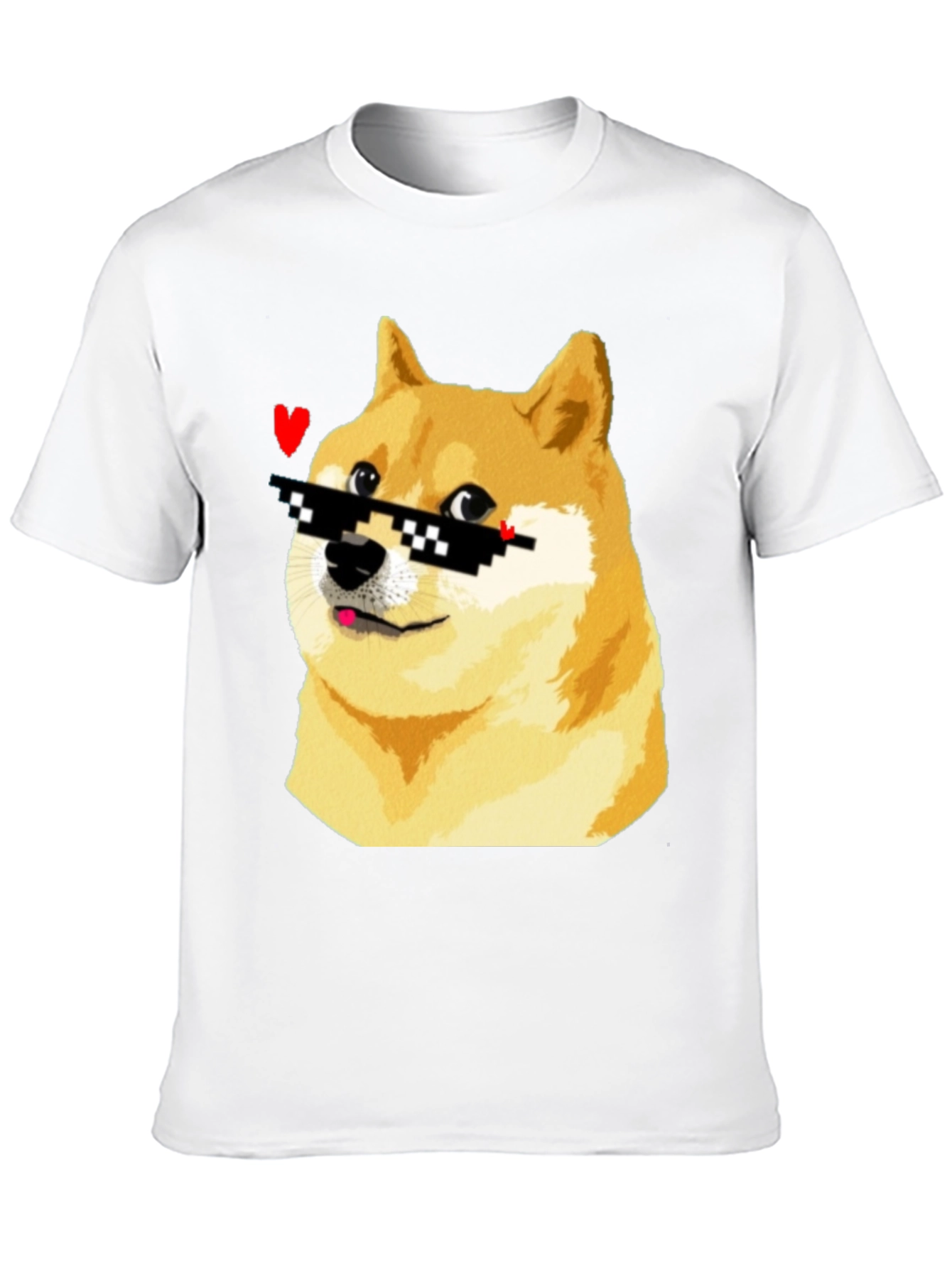 Doge Meme T-Shirt - Deal With It Sunglasses!