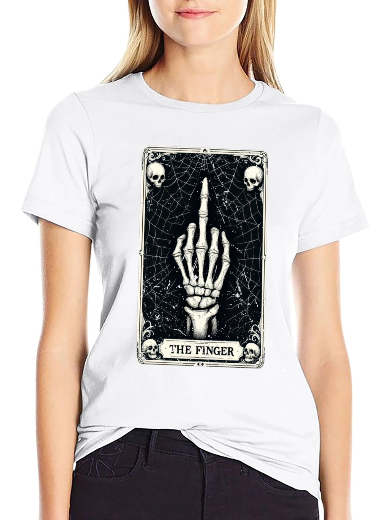 The Finger Tarot Card Graphic T-Shirt