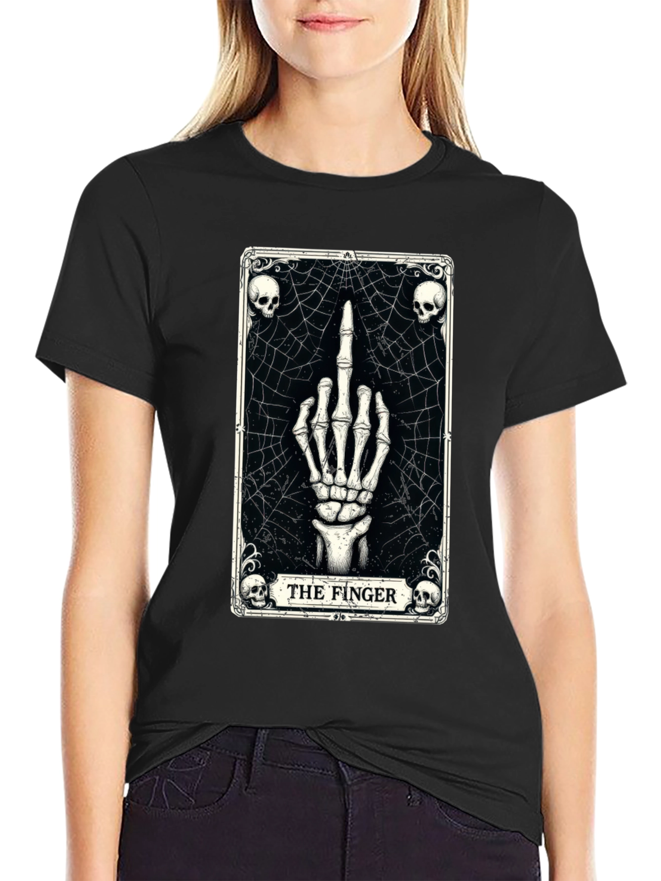 The Finger Tarot Card Graphic T-Shirt