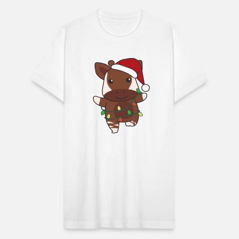Okapi Christmas Winter Animals Okapis