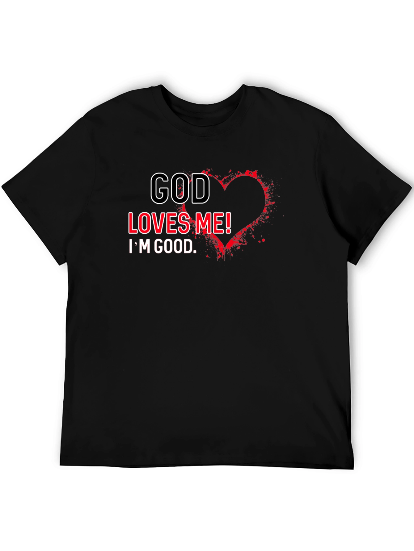 God Loves Me T-Shirt - Christian Faith Tee