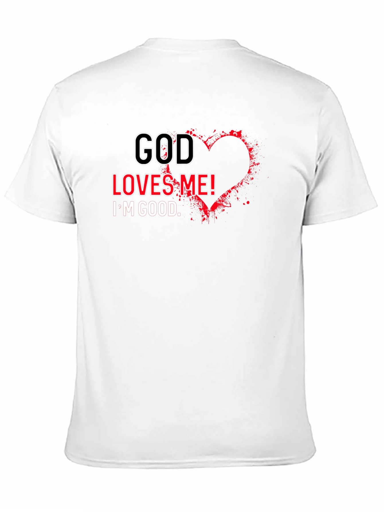 God Loves Me T-Shirt - Christian Faith Tee