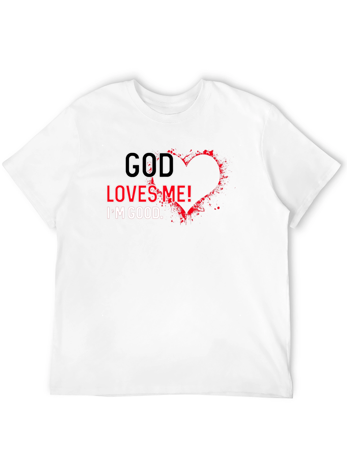 God Loves Me T-Shirt - Christian Faith Tee