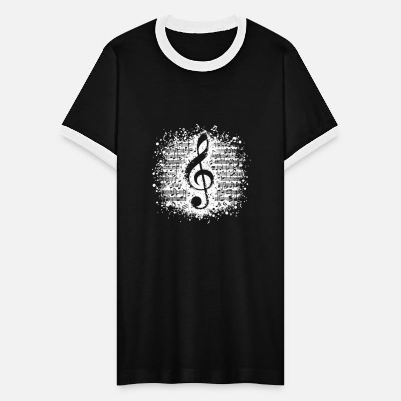 Old Sheet Music With Music Clef