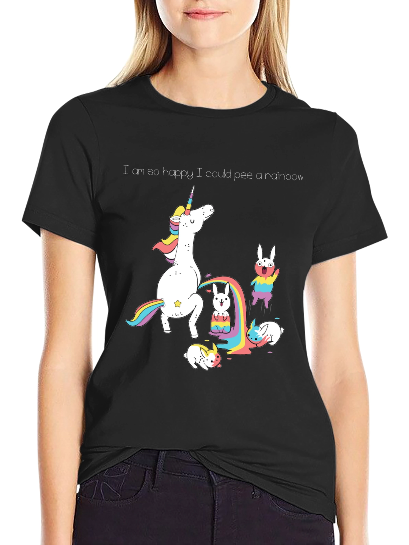 Unicorn Rainbow Pee T-Shirt