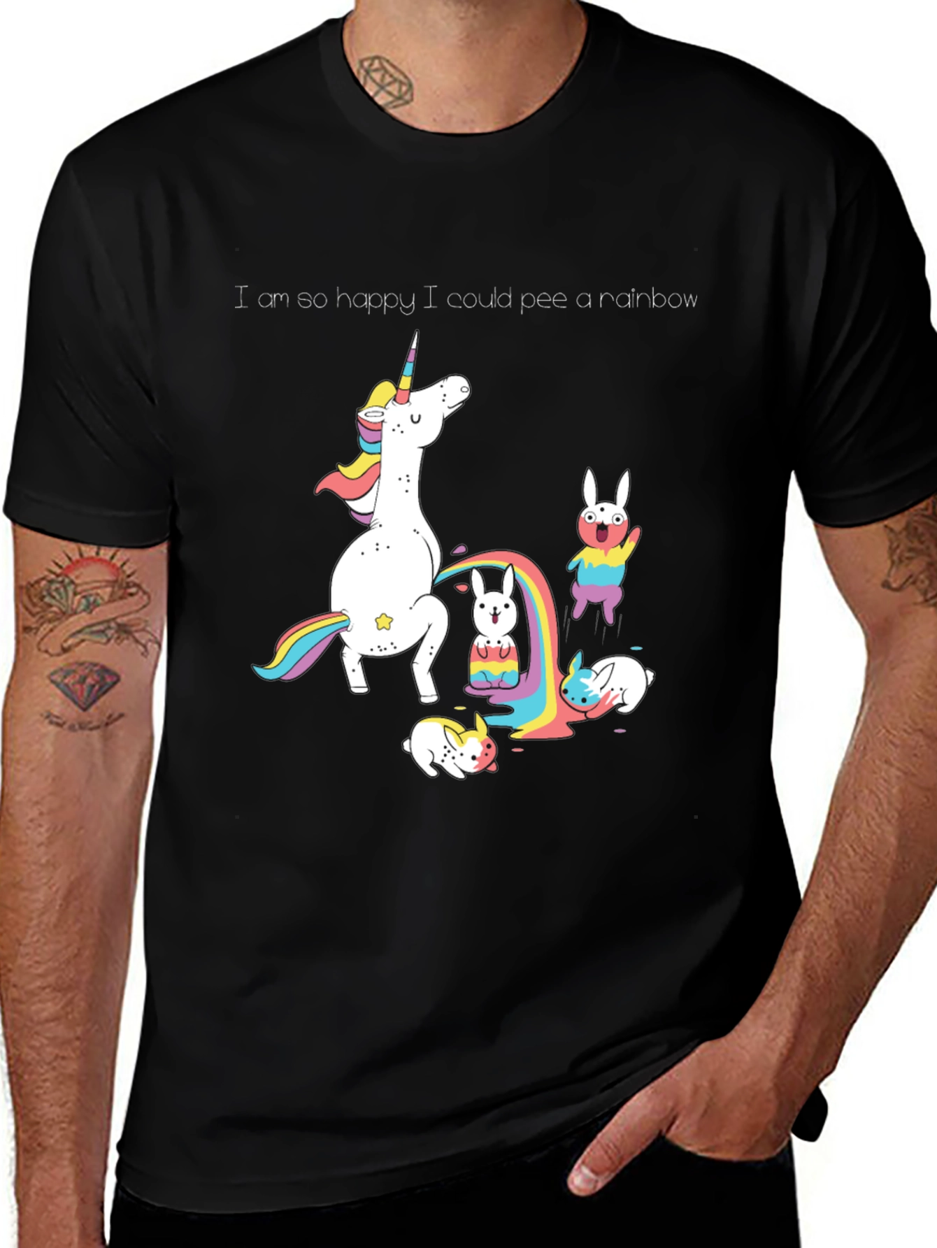 Unicorn Rainbow Pee T-Shirt