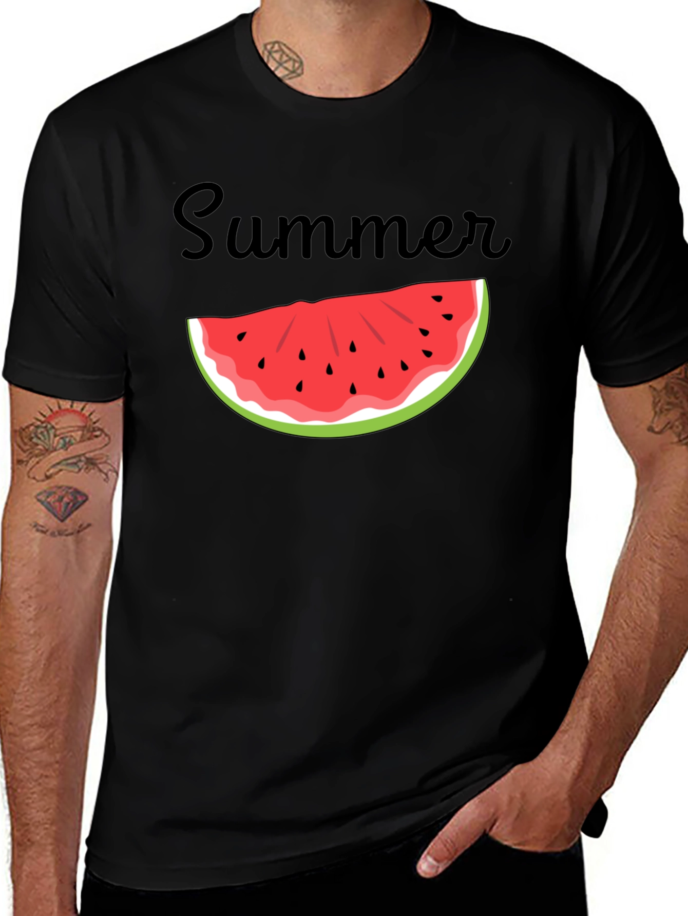 Summer Watermelon Graphic T-Shirt