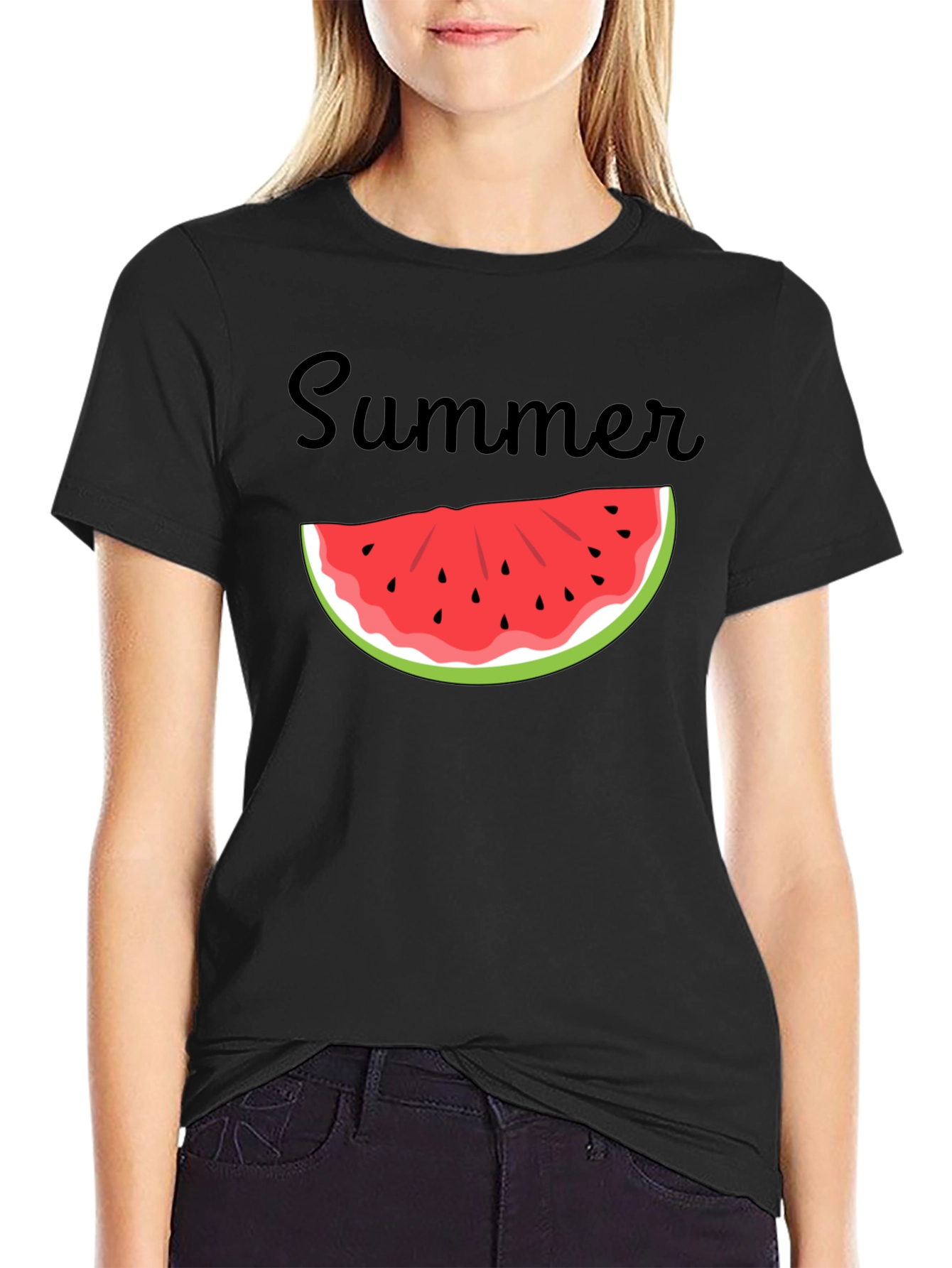 Summer Watermelon Graphic T-Shirt