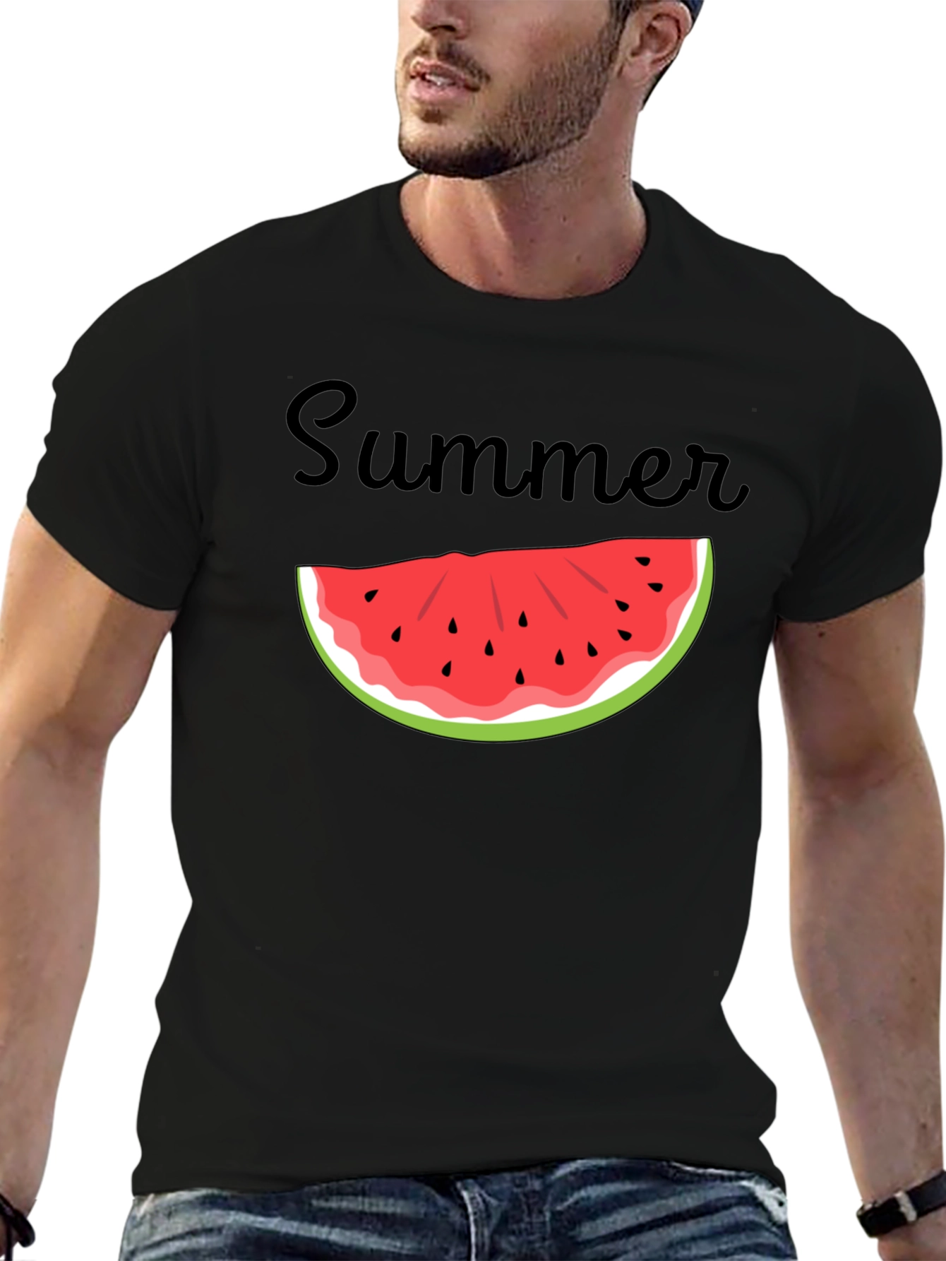 Summer Watermelon Graphic T-Shirt
