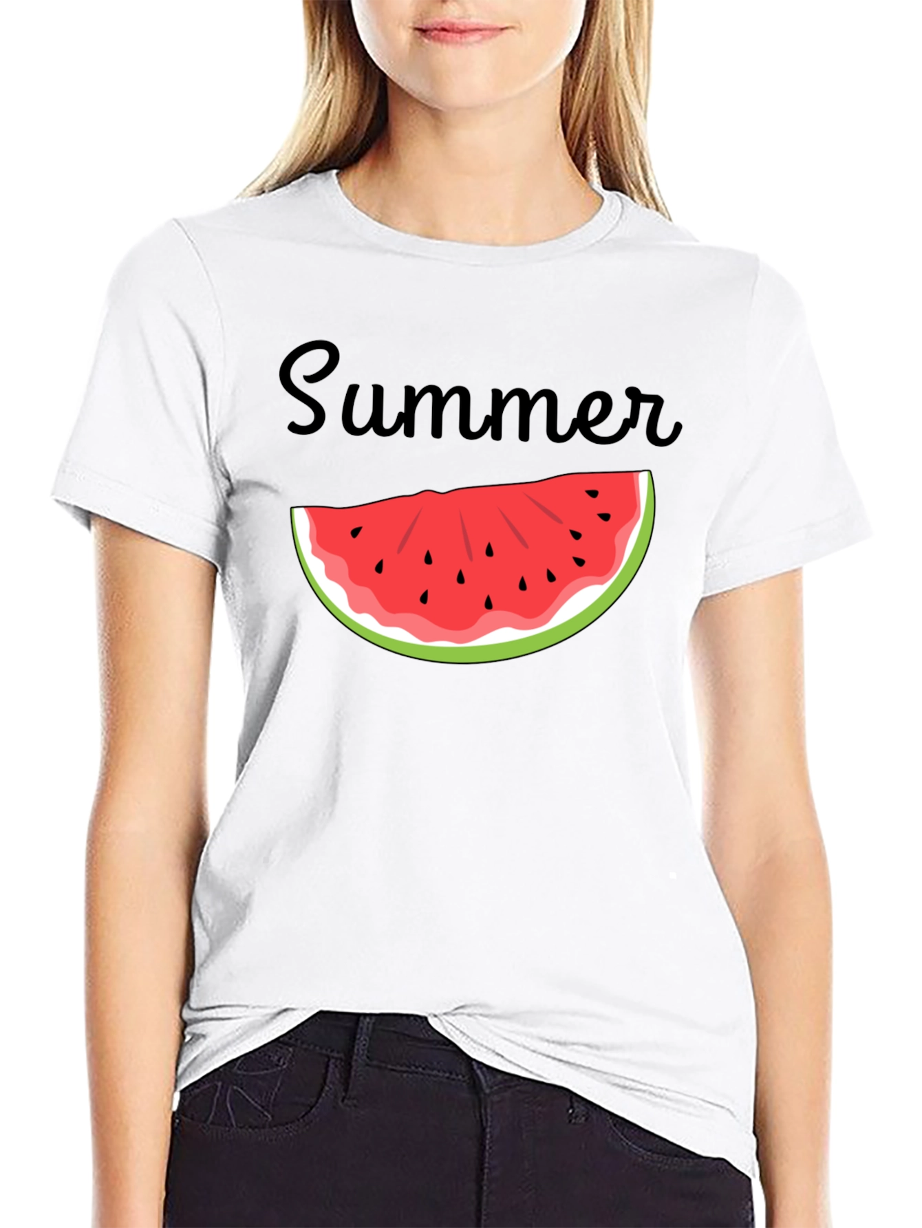 Summer Watermelon Graphic T-Shirt