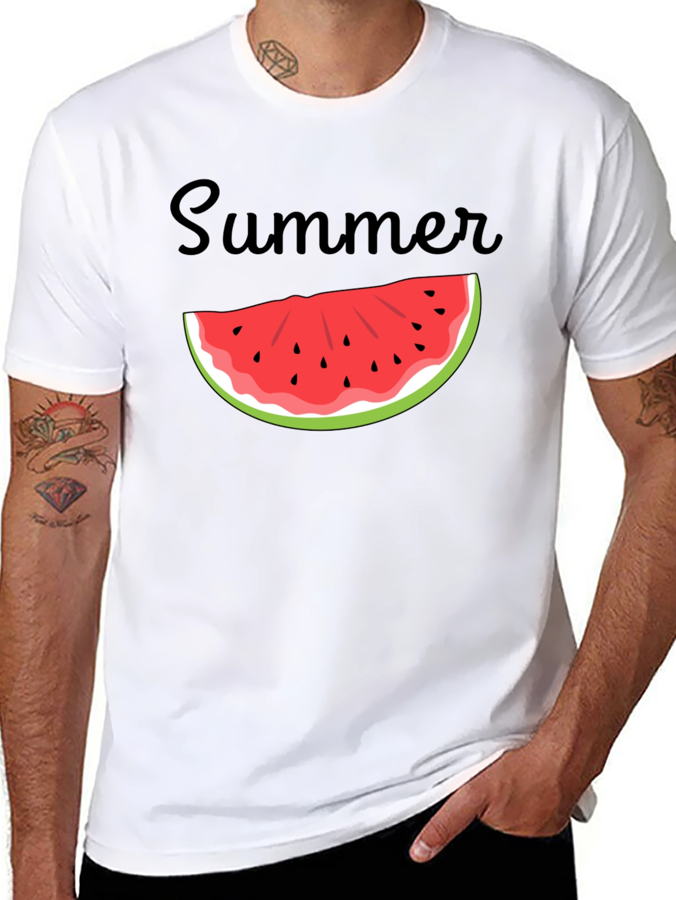 Summer Watermelon Graphic T-Shirt