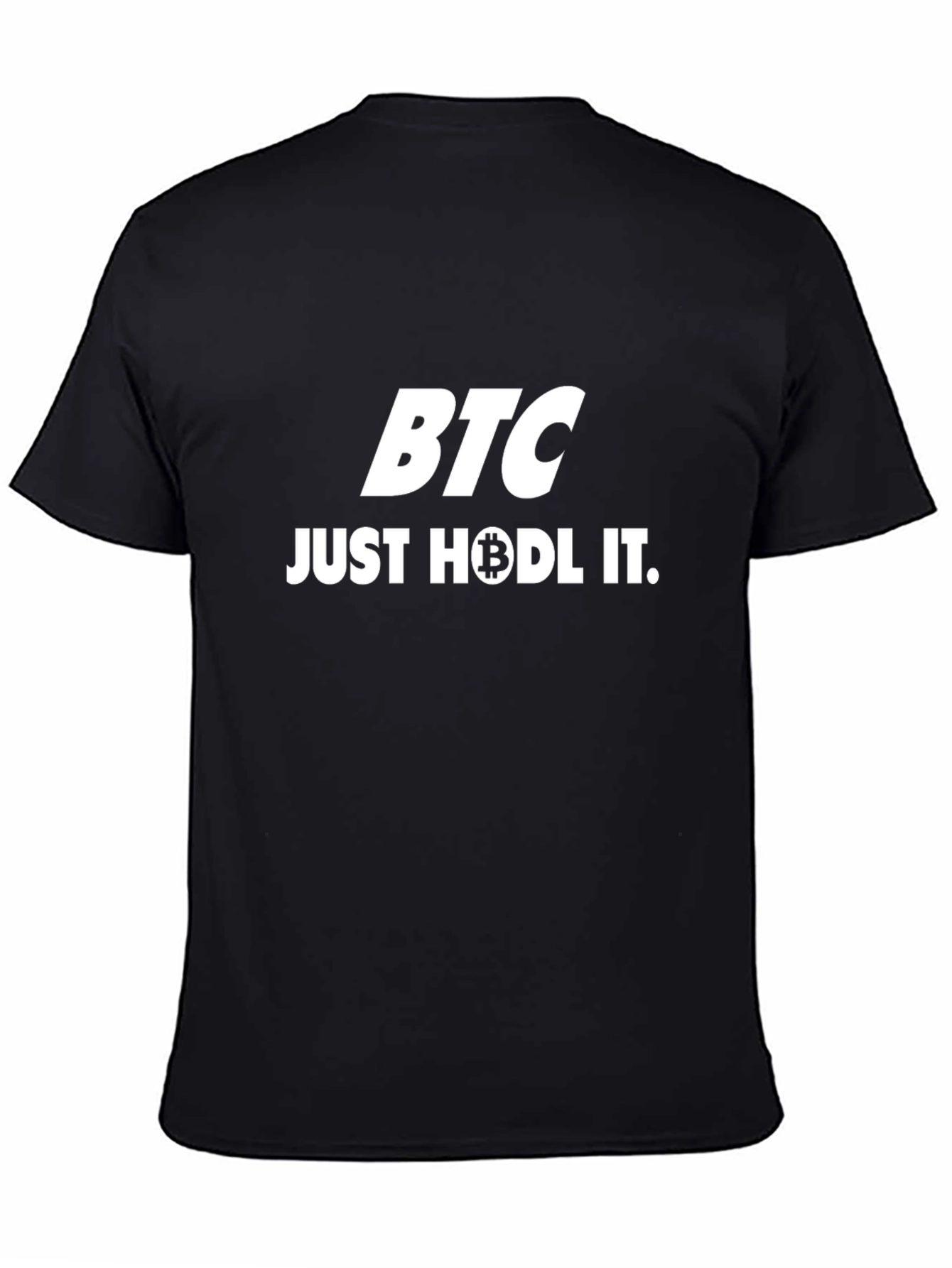 BTC Just Hodl It Black T-Shirt