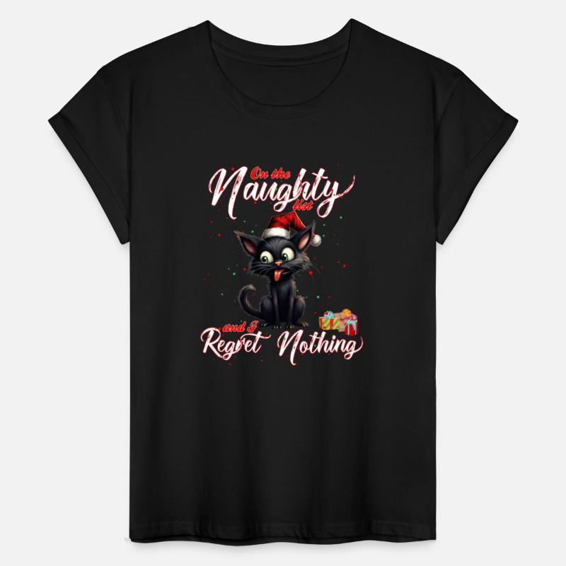 on the naughty list and i regret nothing black cat