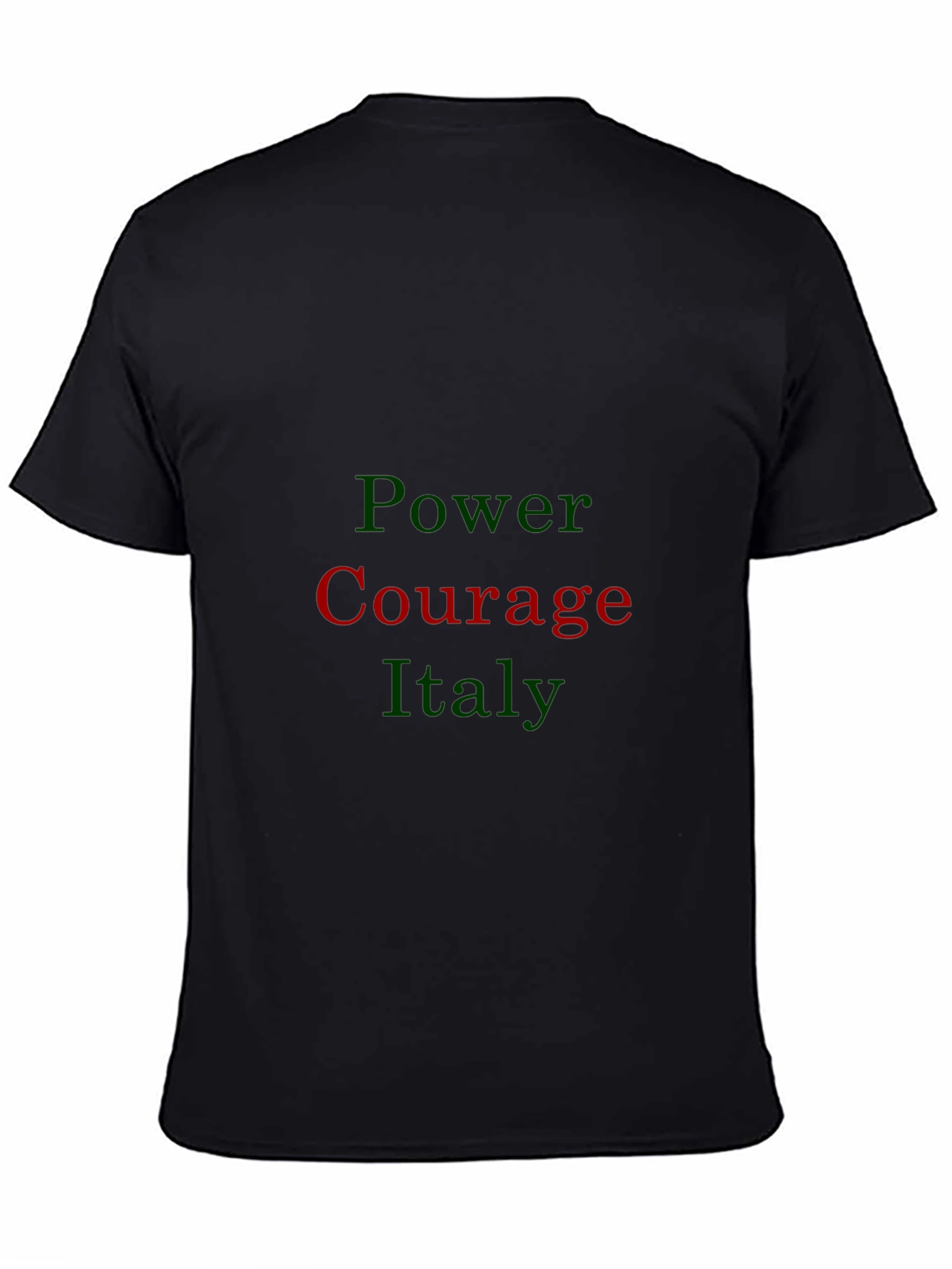 Power Courage Italy Graphic T-Shirt