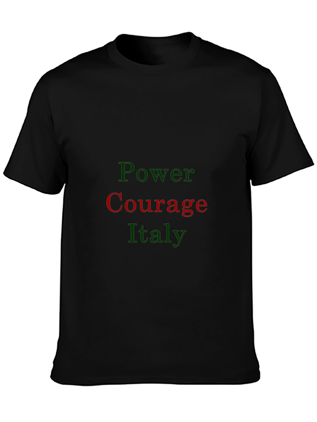 Power Courage Italy Graphic T-Shirt