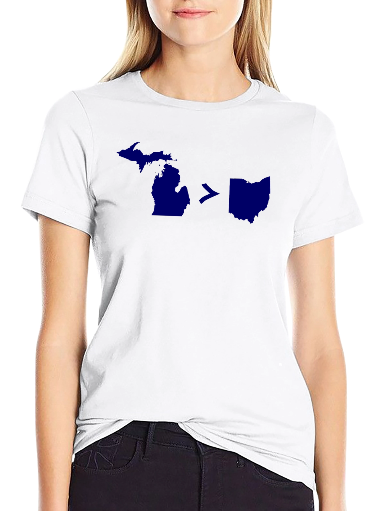 Michigan > Ohio T-Shirt - State Rivalry Tee
