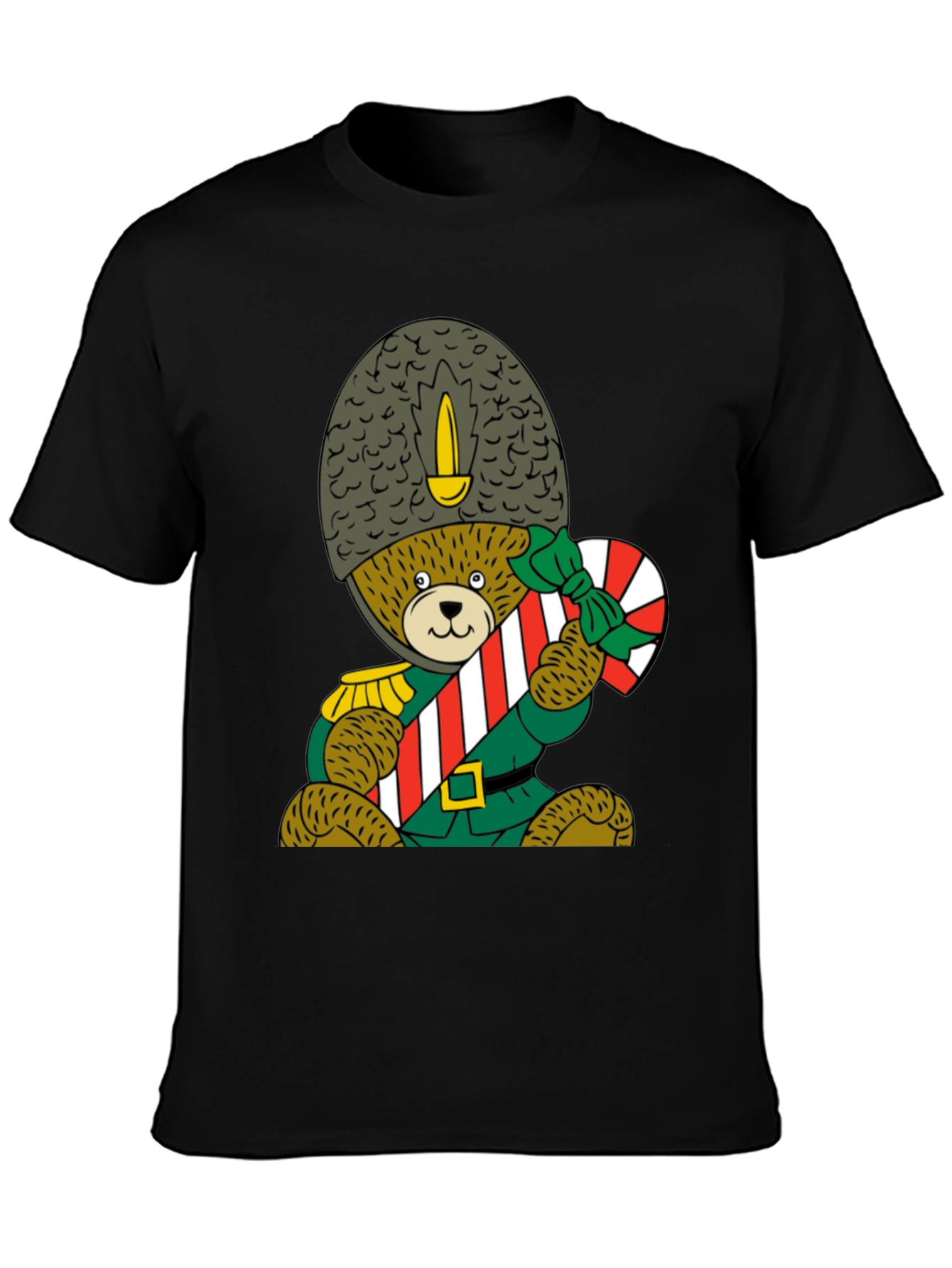 Holiday Teddy Bear Soldier Graphic Tee
