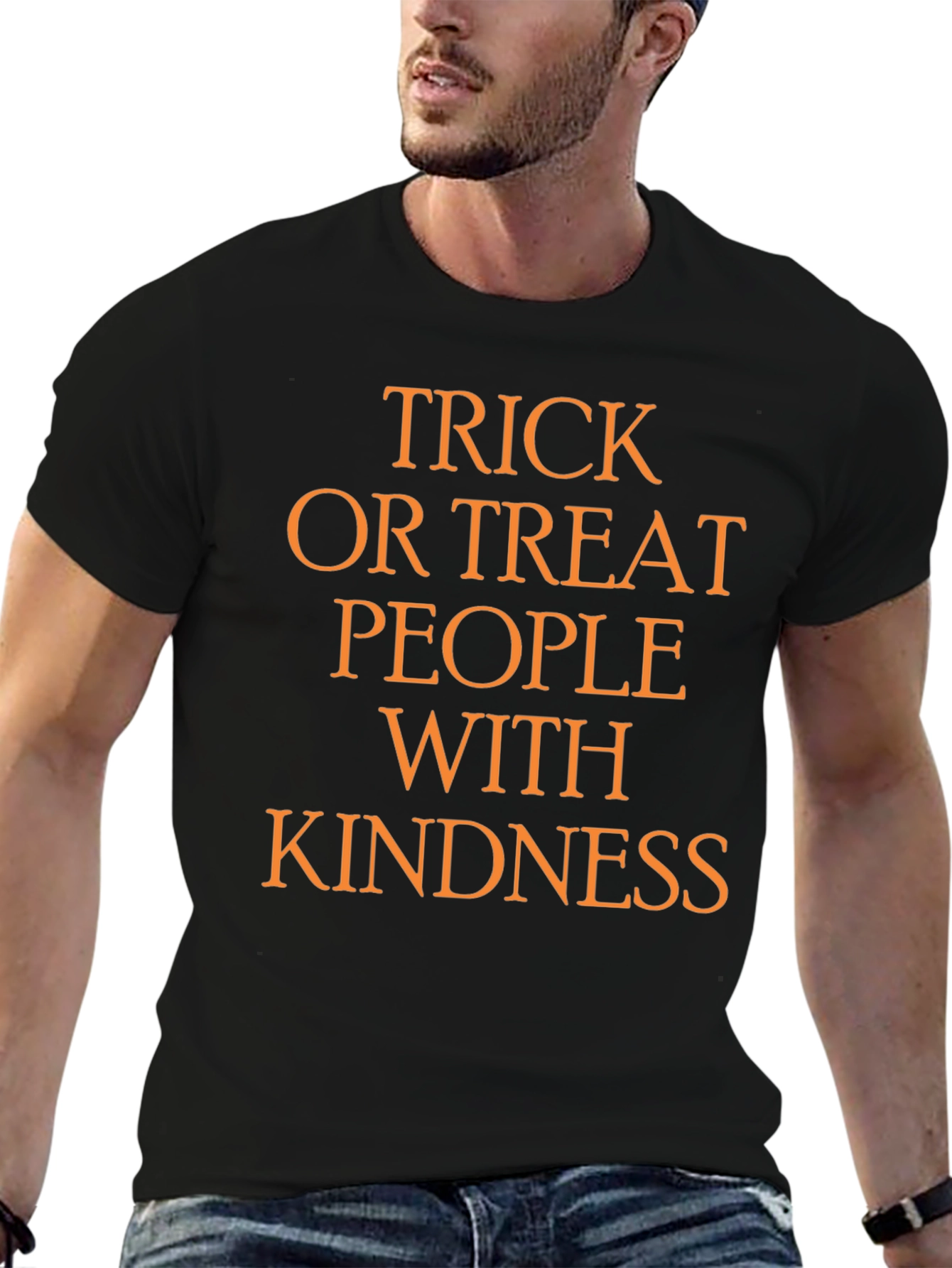 Trick or Treat People With Kindness Halloween T-Shirt