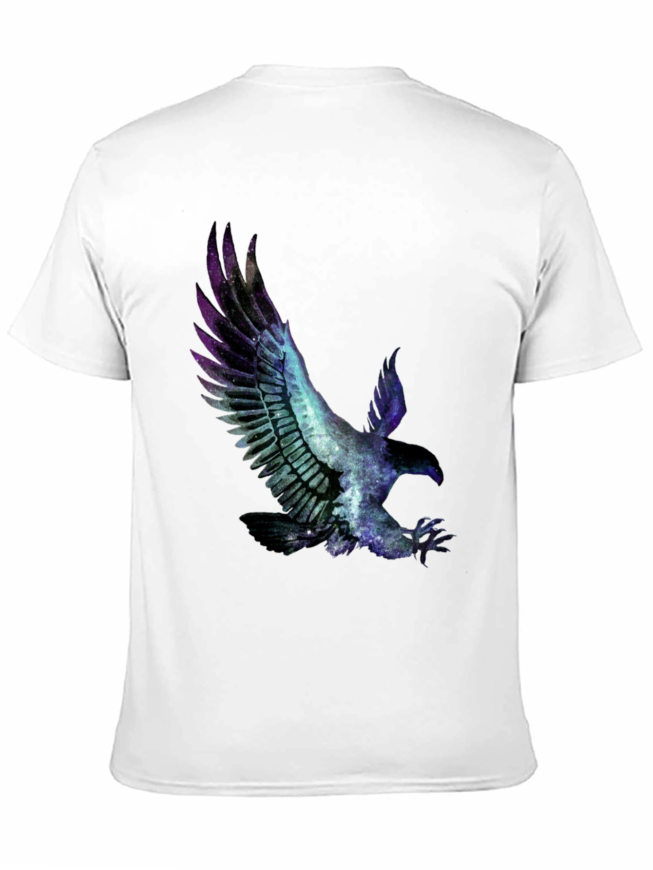 Galaxy Eagle Graphic Tee - Black T-Shirt
