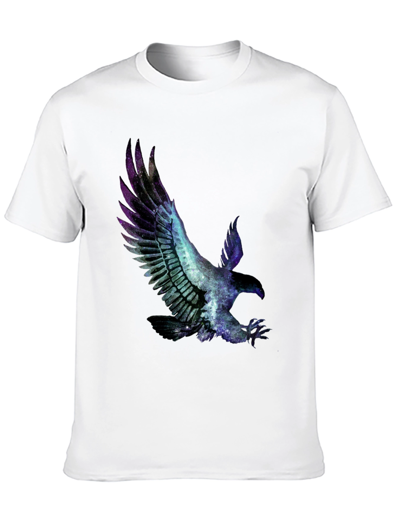 Galaxy Eagle Graphic Tee - Black T-Shirt
