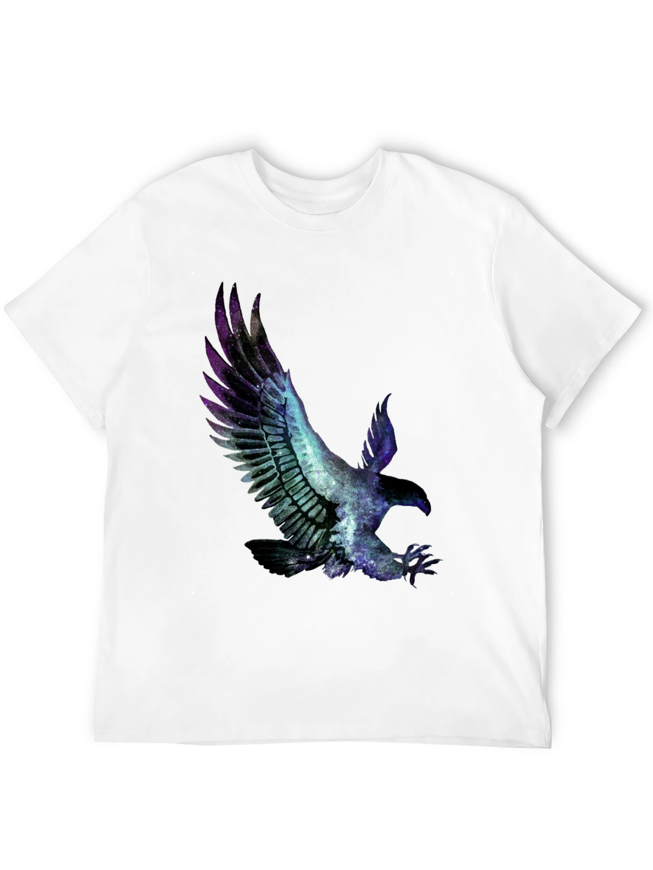 Galaxy Eagle Graphic Tee - Black T-Shirt