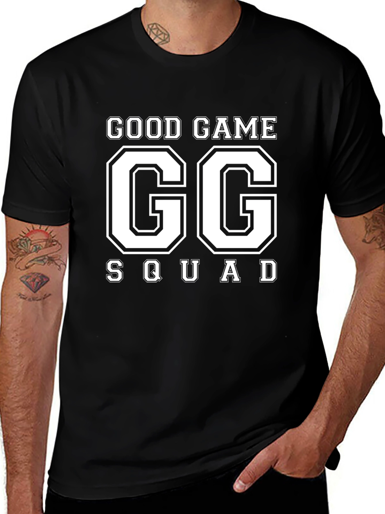 Good Game GG Squad Graphic Tee - Black