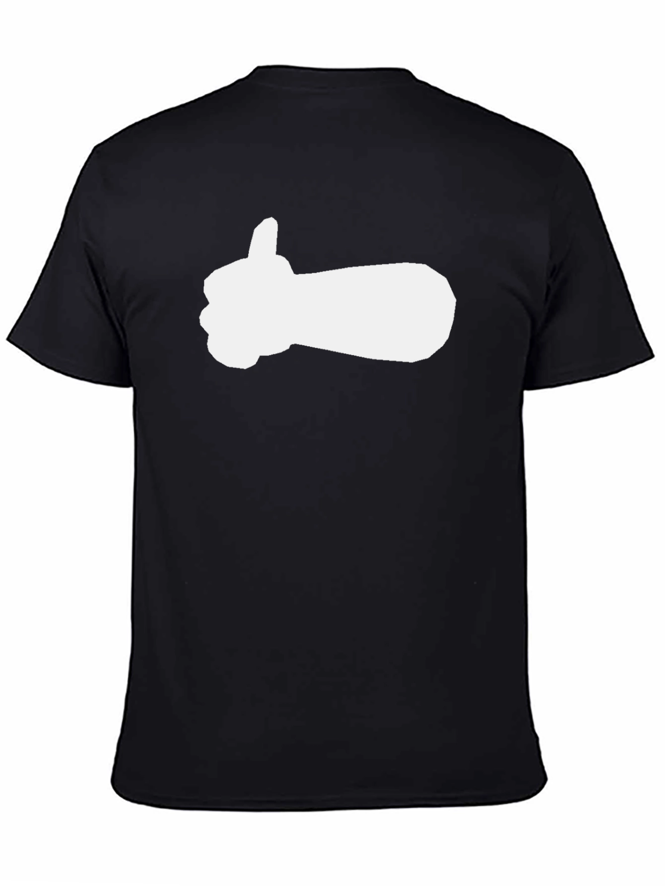 Thumbs Up Graphic Tee - Black Casual Shirt