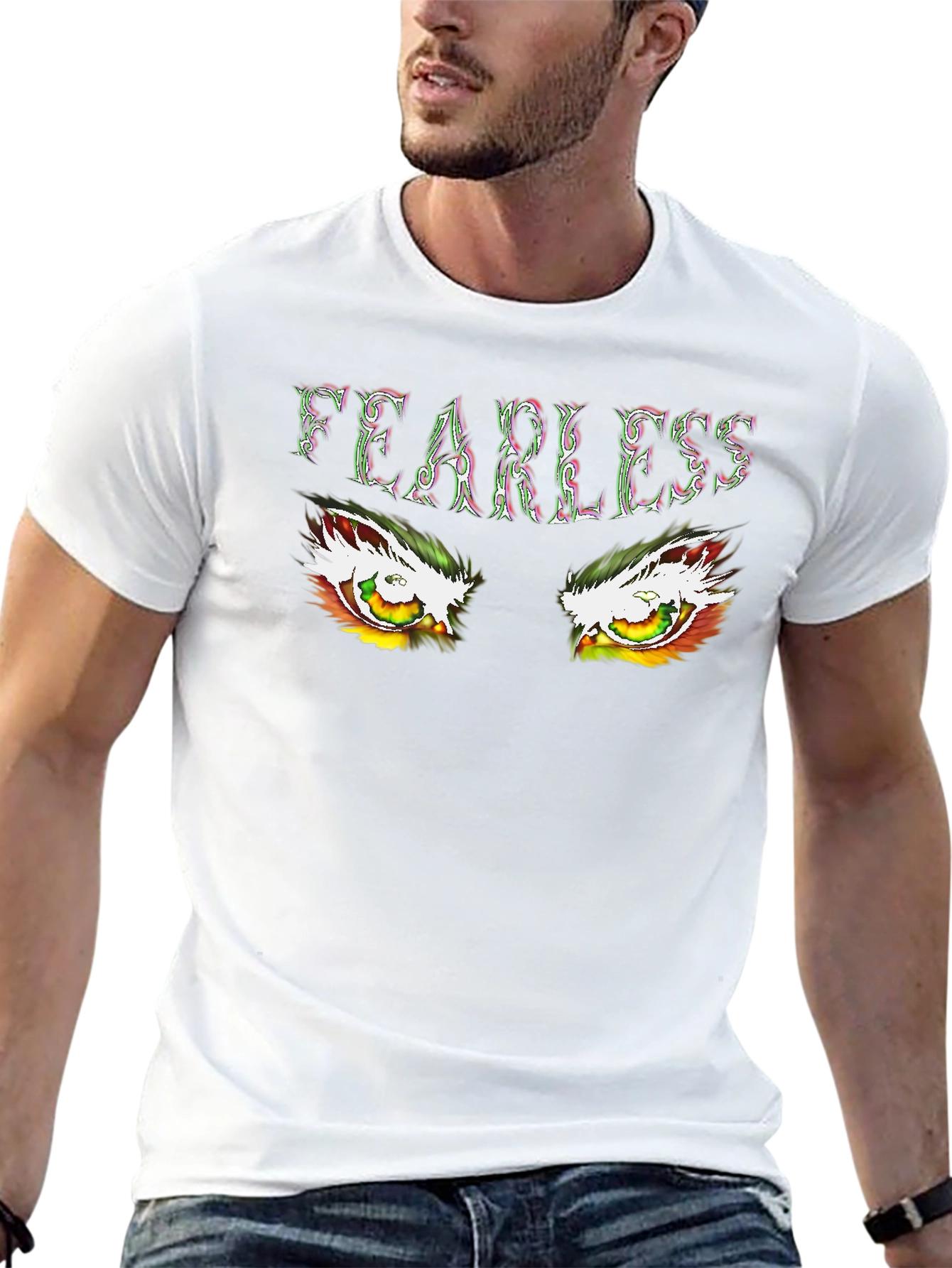 Fearless Eye Graphic T-Shirt - Bold Statement Tee