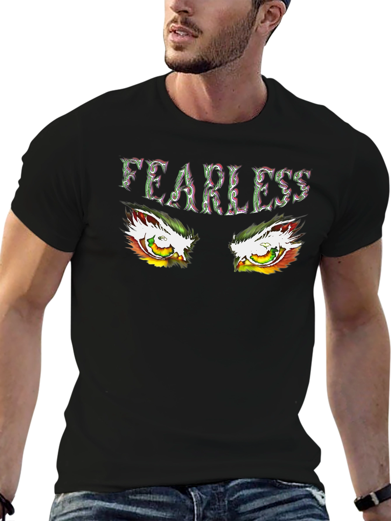 Fearless Eye Graphic T-Shirt - Bold Statement Tee