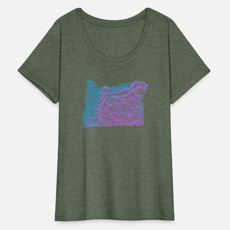 Oregon Division Topographic Elevation Map Of