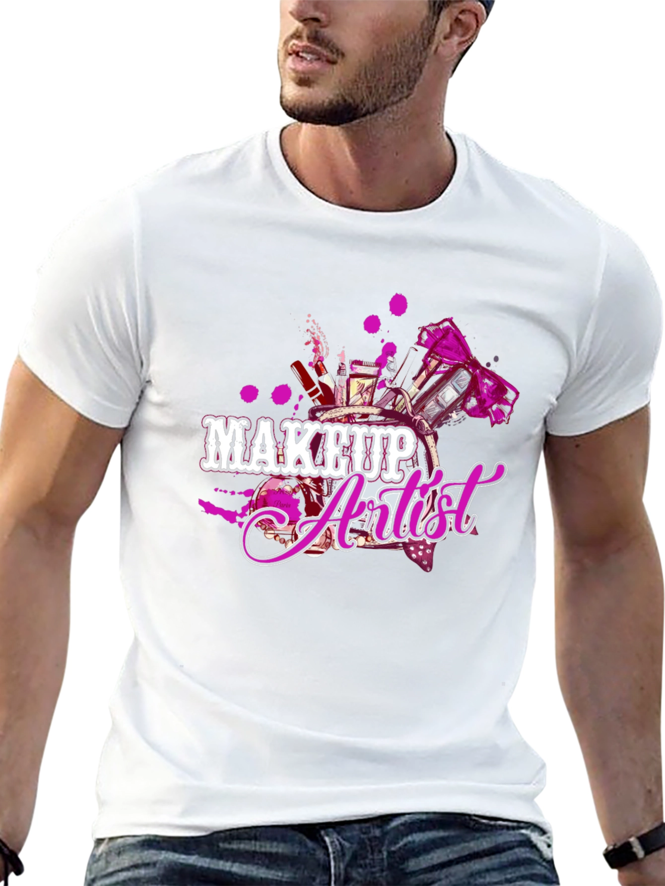 Makeup Artist T-Shirt - Stylish Graphic Tee