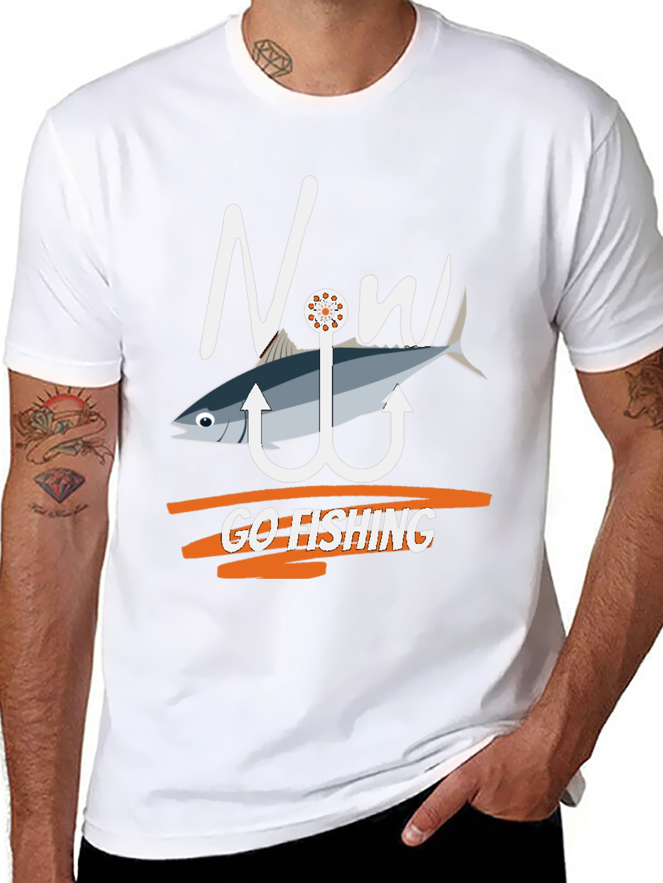 Now Go Fishing Tee - Fun Angler T-Shirt