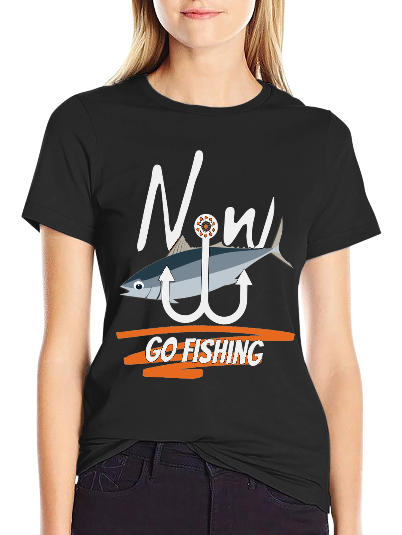 Now Go Fishing Tee - Fun Angler T-Shirt
