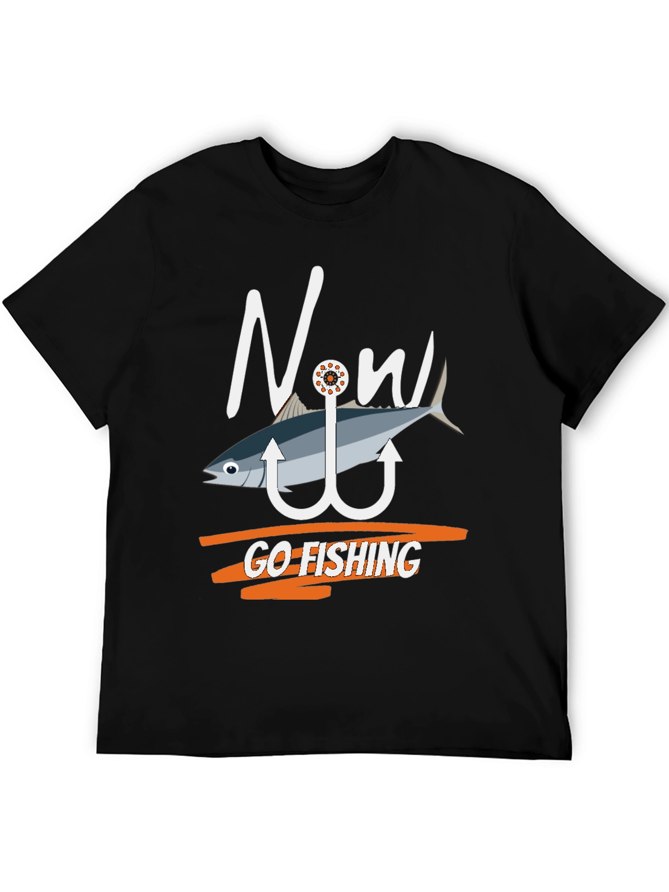 Now Go Fishing Tee - Fun Angler T-Shirt