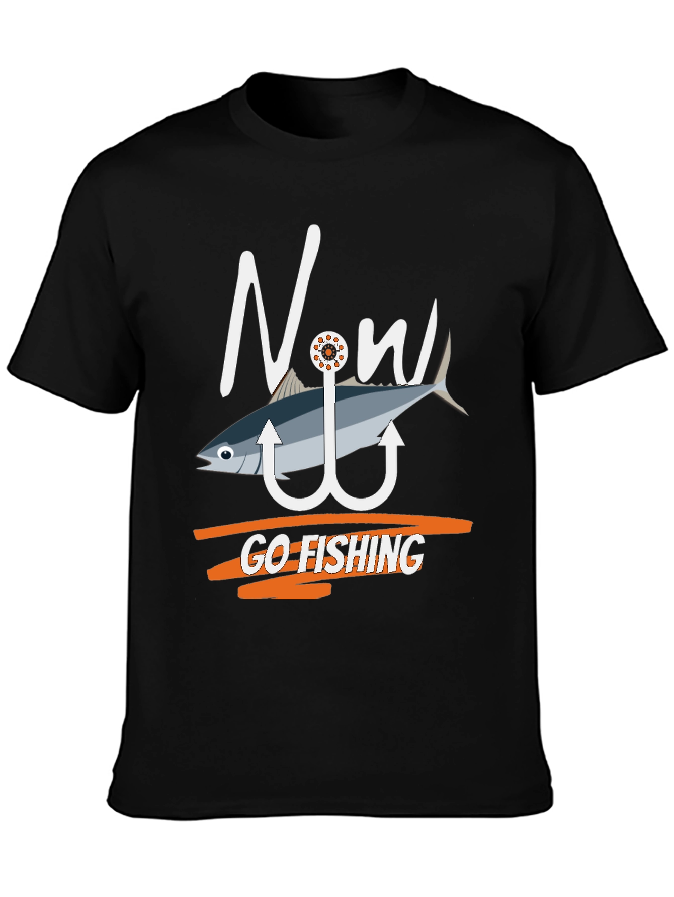 Now Go Fishing Tee - Fun Angler T-Shirt