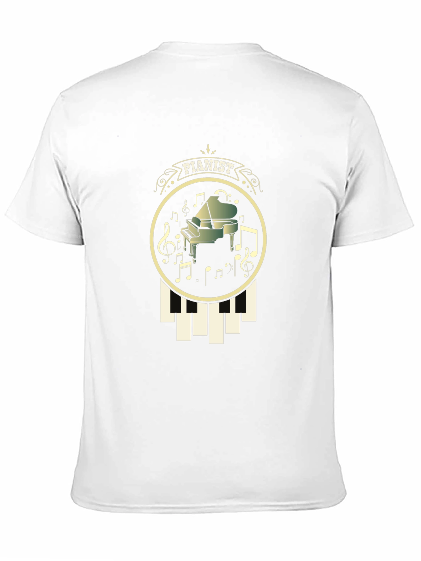 Pianist Graphic T-Shirt - Music Lover Tee