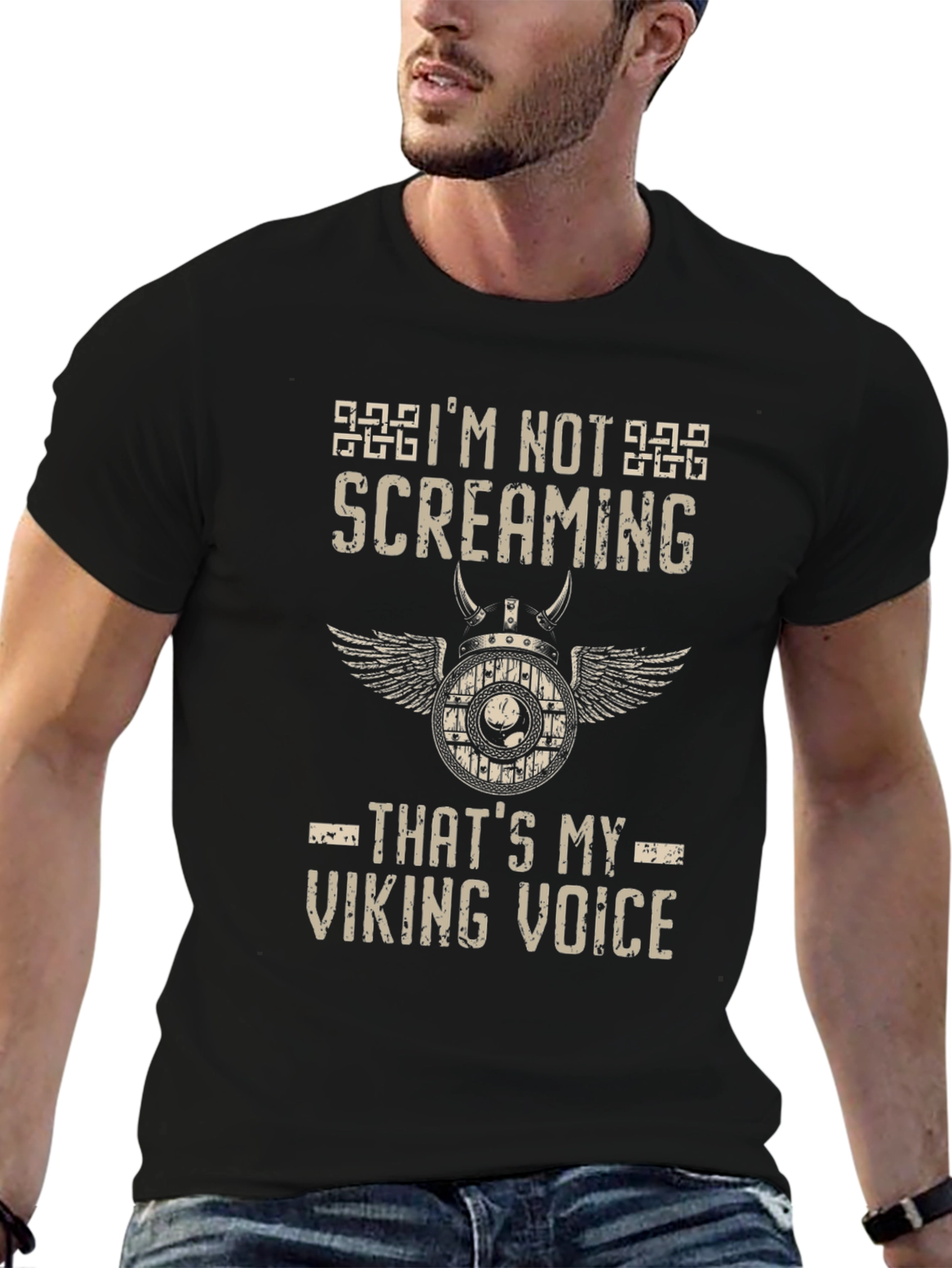Viking Voice T-Shirt - Funny Viking Design Tee