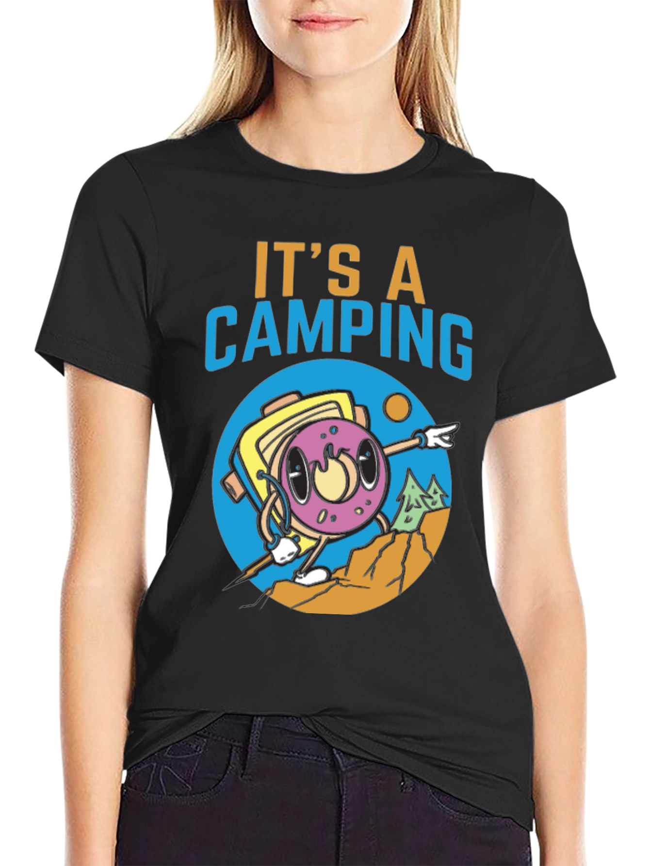 Camping Donut Adventure T-Shirt