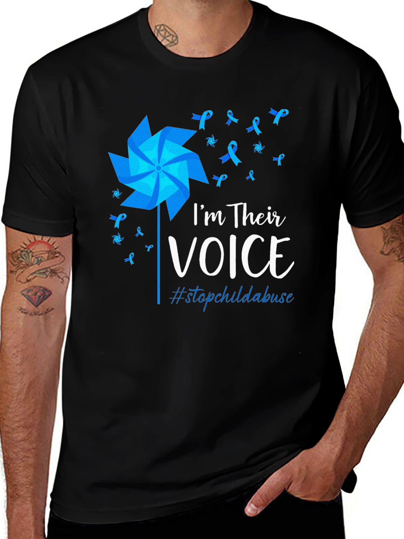 Im Their Voice T-Shirt - Stop Child Abuse