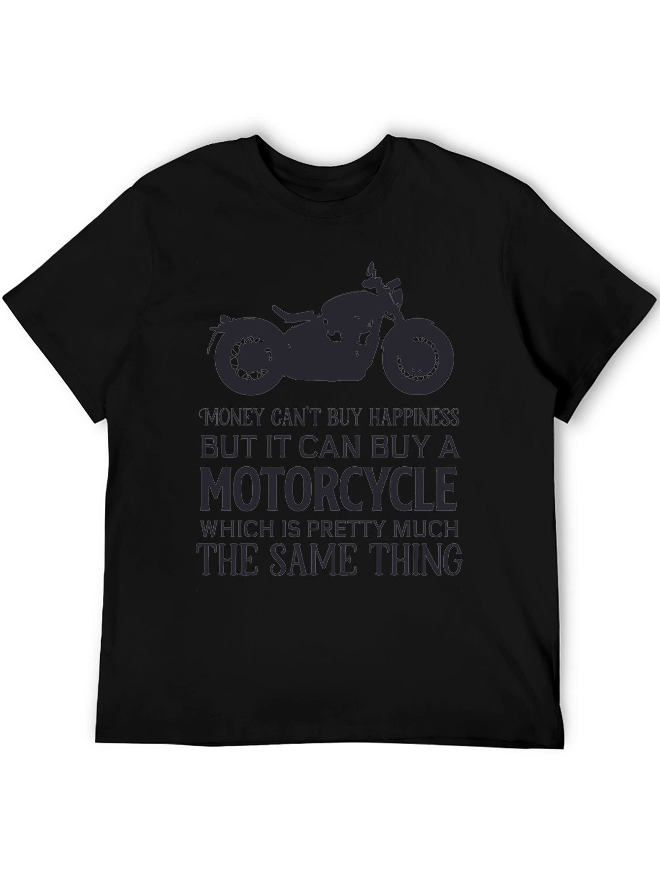Motorcycle Graphic T-Shirt - Happiness Guarantee