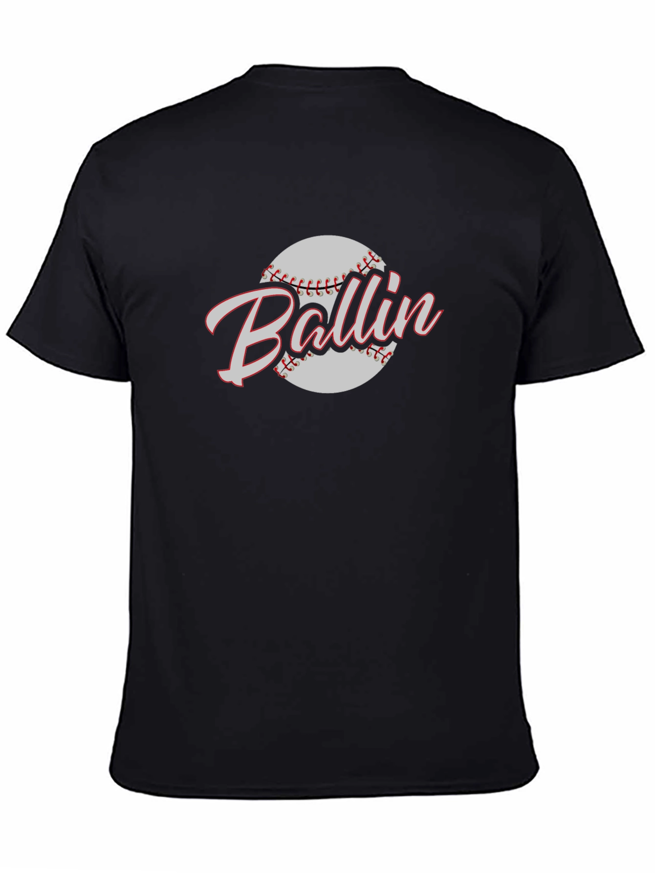 Ballin Baseball Graphic T-Shirt