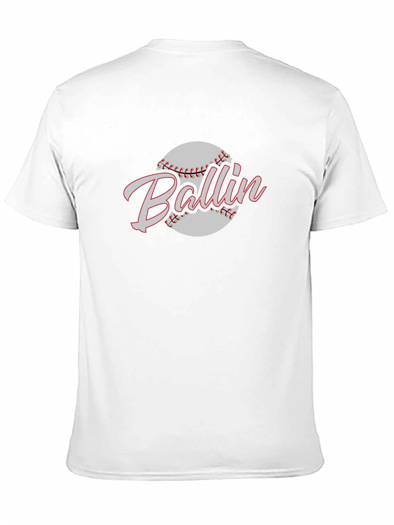 Ballin Baseball Graphic T-Shirt