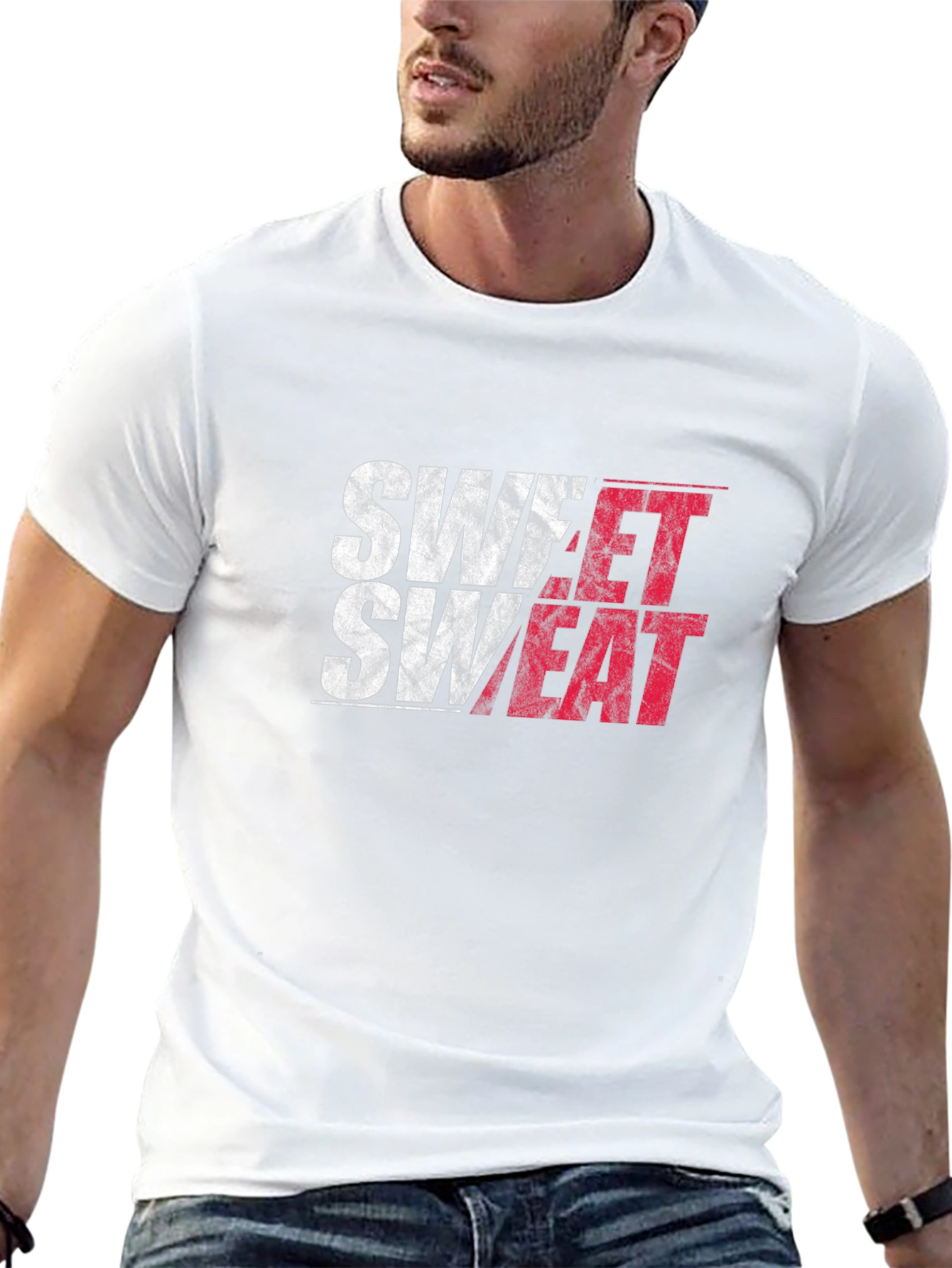 Sweet Sweat Black Graphic Tee
