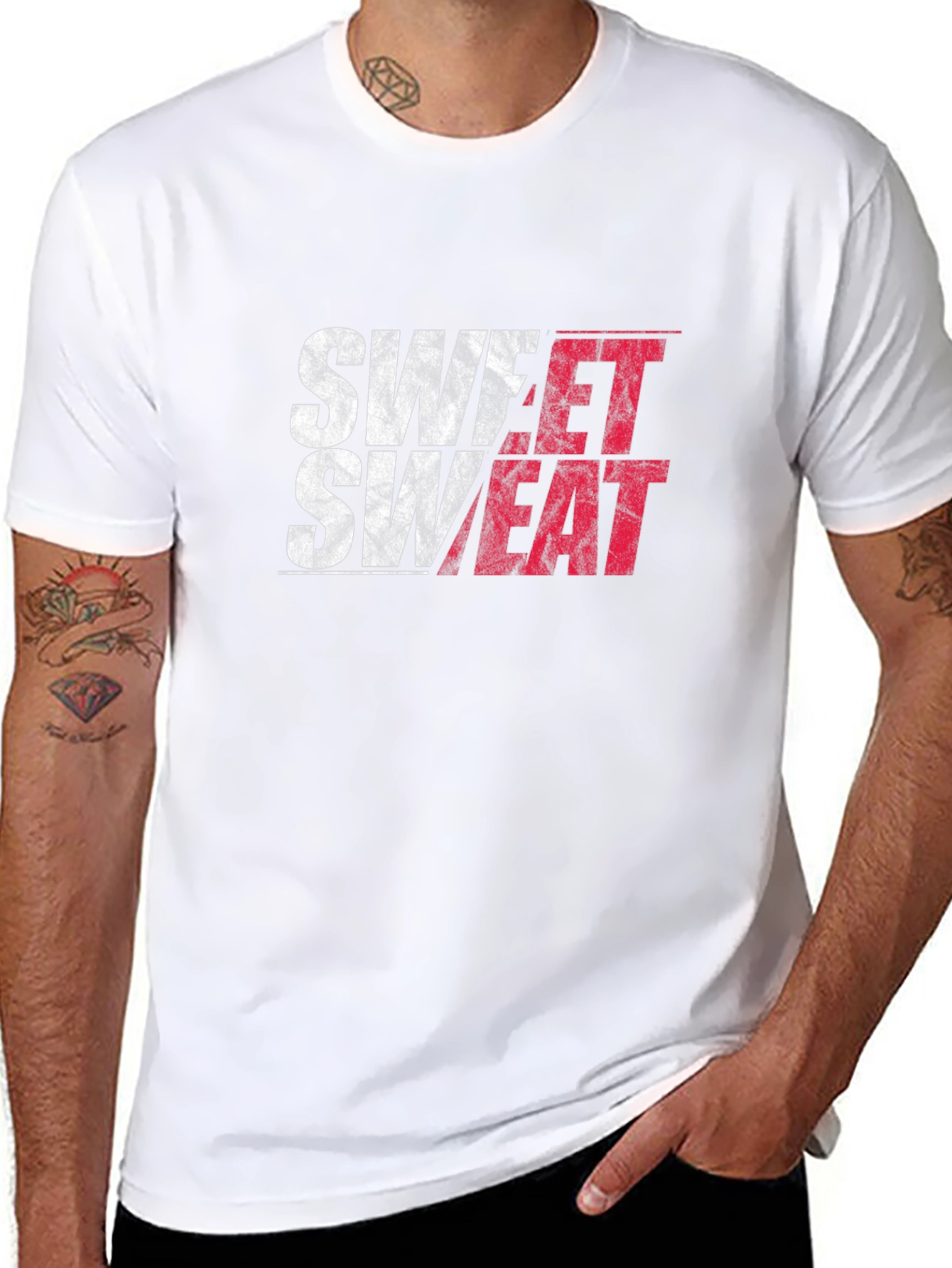 Sweet Sweat Black Graphic Tee