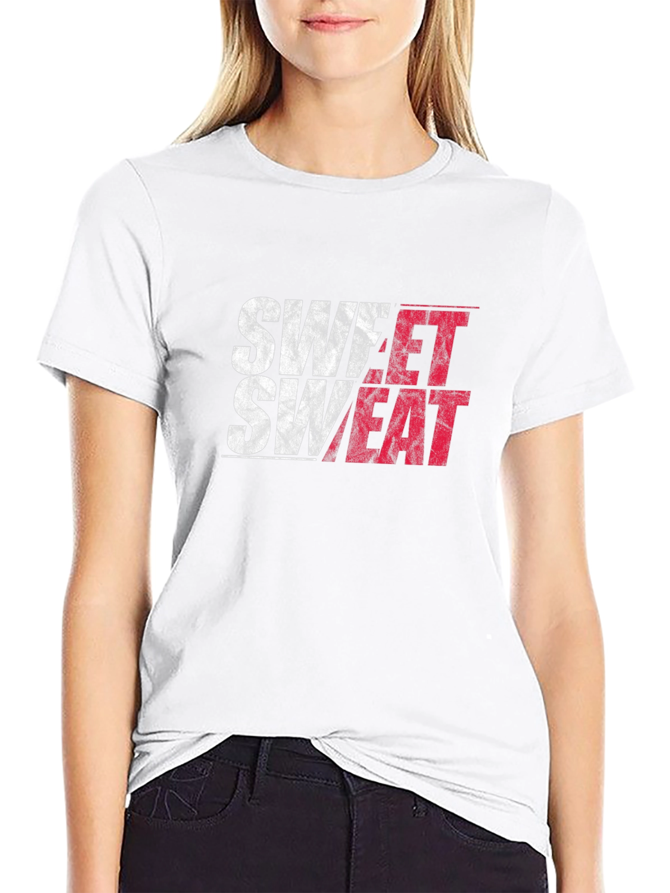 Sweet Sweat Black Graphic Tee