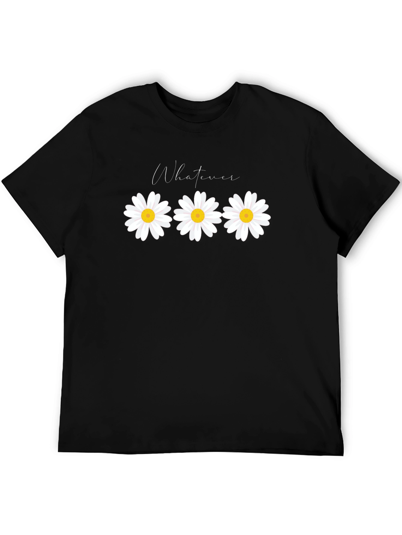 Daisy Whatever Graphic Tee - Black